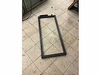 Industriële eikenhouten wandtafel - afbeelding 3 van  11