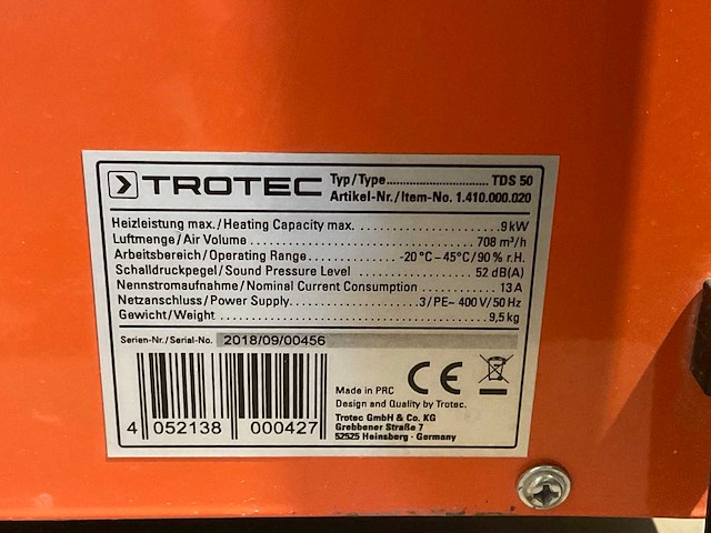 Industriële heater - afbeelding 7 van  7