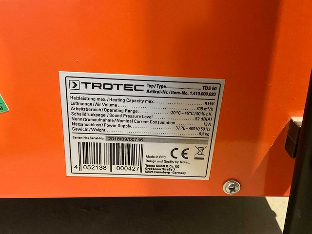 Industriële heater - afbeelding 6 van  6