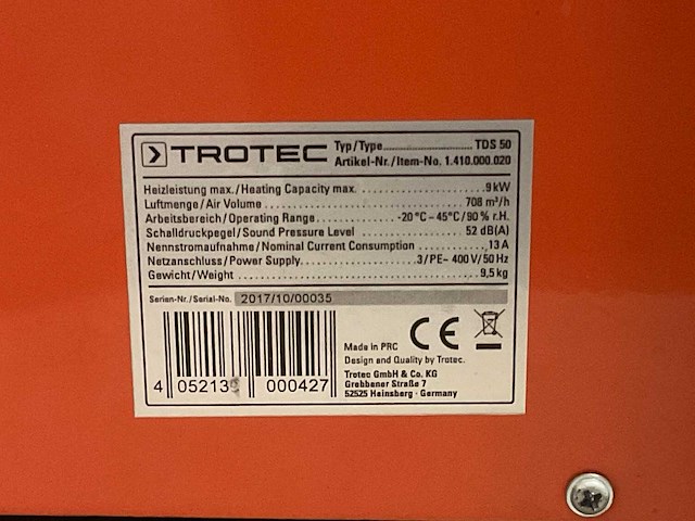 Industriële heater - afbeelding 7 van  7