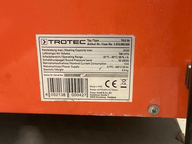 Industriële heater - afbeelding 6 van  6