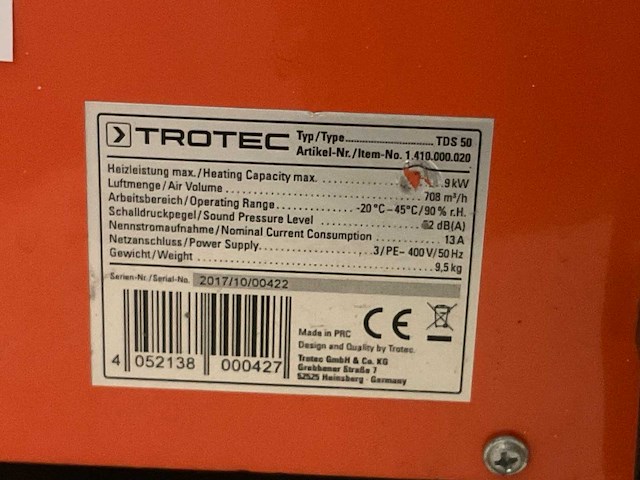 Industriële heater - afbeelding 6 van  6