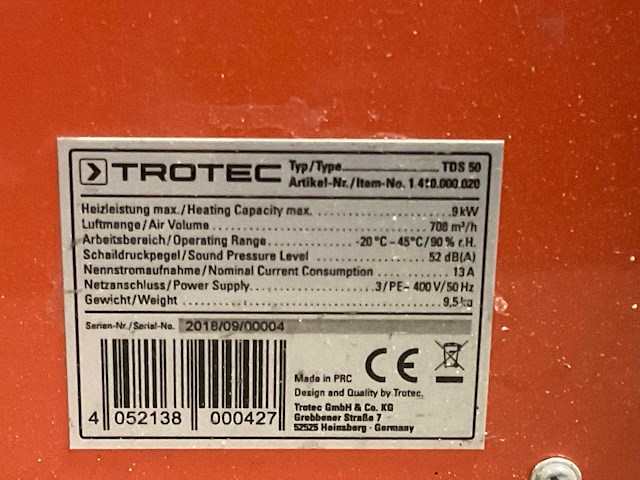 Industriële heater - afbeelding 6 van  6