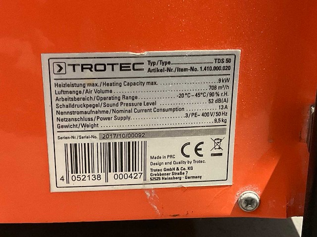 Industriële heater - afbeelding 6 van  6