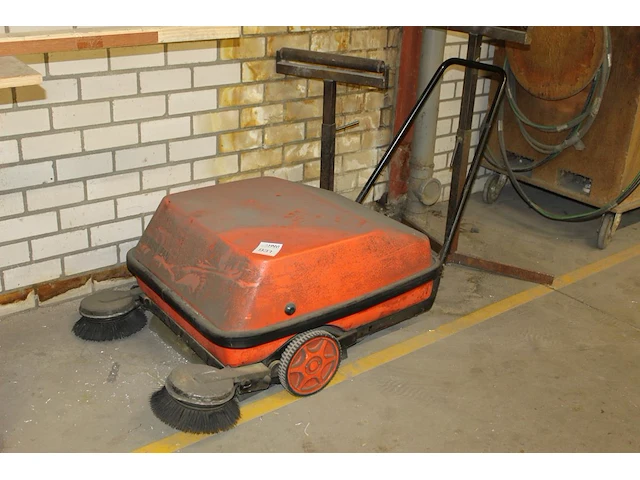Industriële manuele veegmachine interclean, - afbeelding 1 van  2