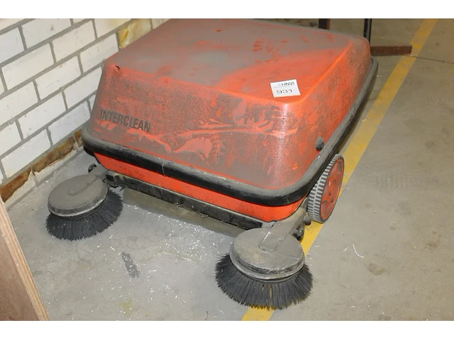 Industriële manuele veegmachine interclean, - afbeelding 2 van  2