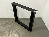 Industriële metalen tafelpoot (2x) - afbeelding 1 van  4