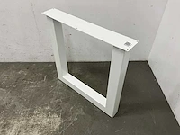 Industriële metalen tafelpoot (2x) - afbeelding 1 van  4