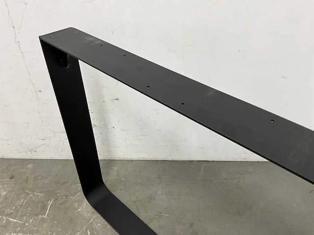 Industriële metalen tafelpoot (2x) - afbeelding 4 van  5