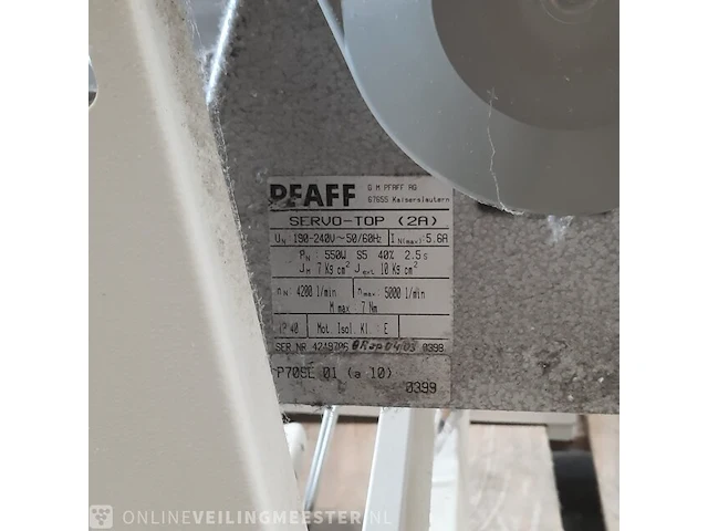 Industriële naaimachine pfaff, 1420 - afbeelding 12 van  17
