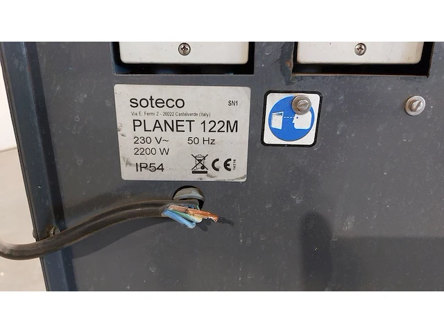 Industriele nat/droogzuiger soteco, planet 122m - afbeelding 9 van  11