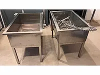 Industriele spoelbak (2x) - afbeelding 4 van  4