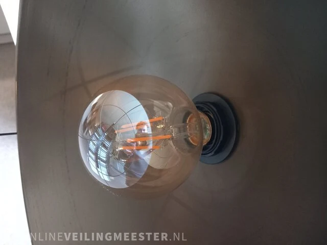 Industriële staande lamp met 2x windlicht - afbeelding 11 van  12