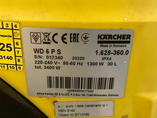 Industriële stofzuiger (3x) - afbeelding 3 van  9