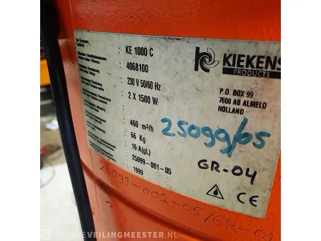 Industriële stofzuiger kiekens, ke 1000 c - afbeelding 10 van  10