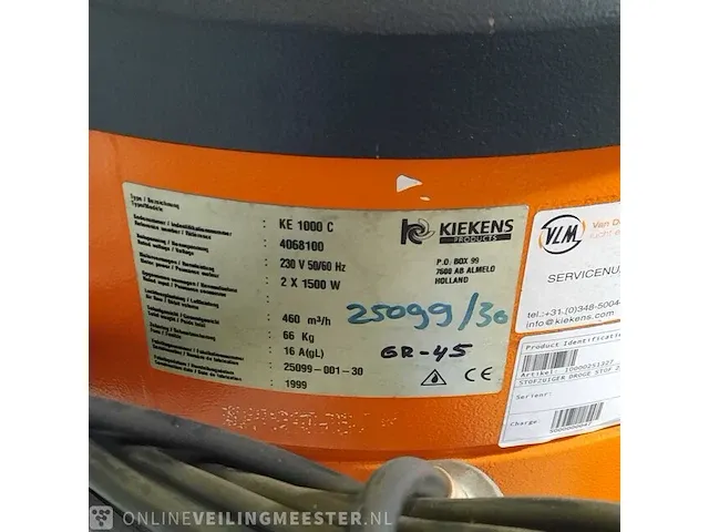 Industriële stofzuiger kiekens, ke 1000 c - afbeelding 8 van  10