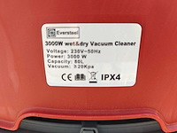 Industriële stofzuiger nat en droogzuiger 80 liter - afbeelding 6 van  10