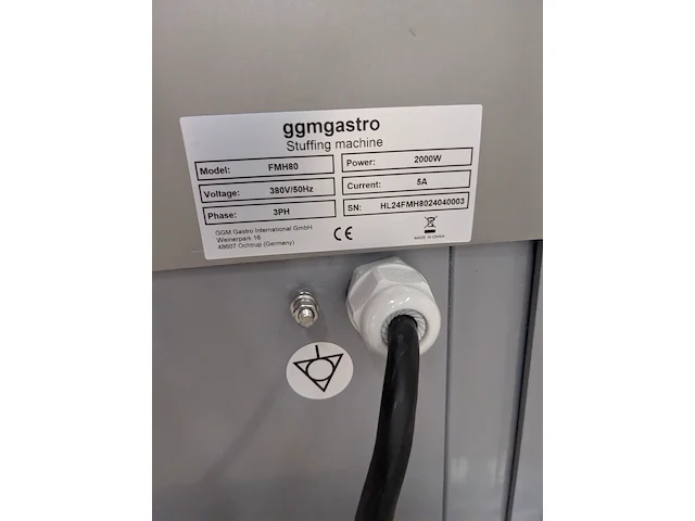 Industriële vleesmolen ggm gastro, fmh80 - afbeelding 10 van  10