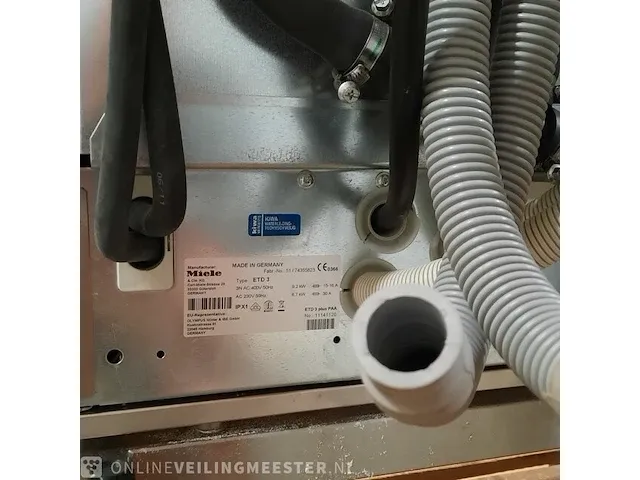 Industriële wasmachine miele, etd 3 - afbeelding 9 van  9