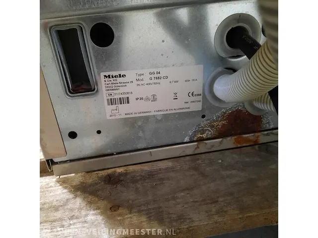 Industriële wasmachine miele, g7882 cd professional - afbeelding 3 van  11