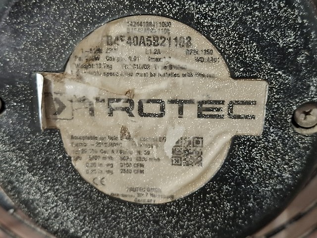 Industrieventilator 4.500m³/uur 230v trotec, ttv 4500, bouwjaar 2015 - afbeelding 3 van  4