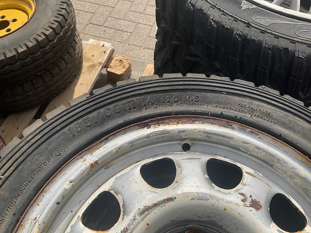 Indy tractor band, wiel en velg 185/60 r14 (4x) - afbeelding 5 van  7