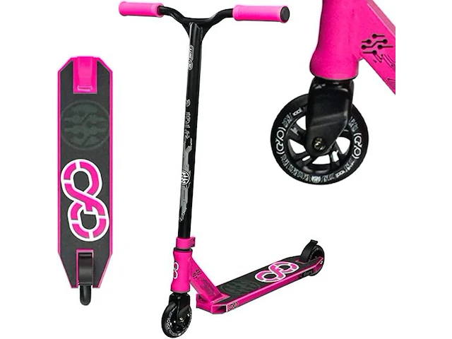 Infinity scooter , abec 9 100mm pu-wielen, roze - afbeelding 1 van  4
