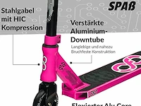 Infinity scooter , abec 9 100mm pu-wielen, roze - afbeelding 3 van  4