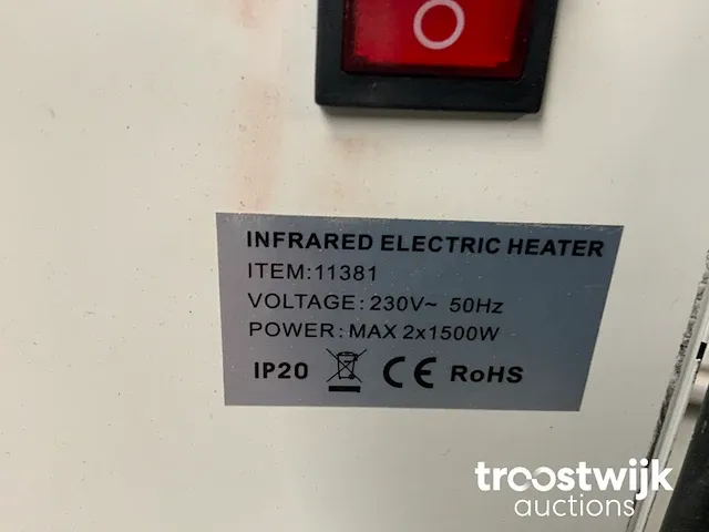 Infrarood heater - afbeelding 4 van  4