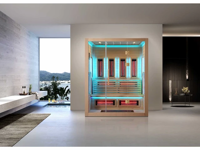 Infrarood met traditionele sauna (keuze uit 4 modellen) - afbeelding 12 van  19
