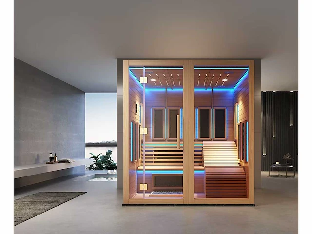 Infrarood met traditionele sauna (keuze uit 4 modellen) - afbeelding 14 van  19