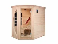 Infrarood sauna - driehoekig 180x130x190cm - afbeelding 1 van  6