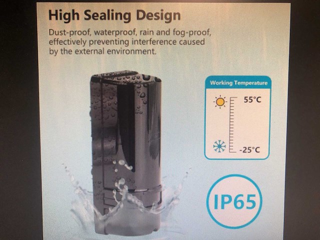Infraroodstraaldetector dual-beam infraroodsensor ±100m - afbeelding 5 van  5