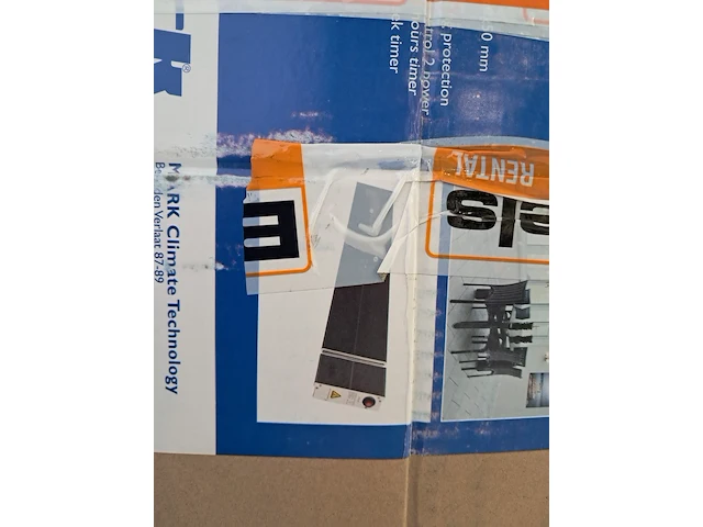 Infraroodstraler 2,6kw 230v mark climate technology, infra er 2600w, bouwjaar 2021 - afbeelding 2 van  5