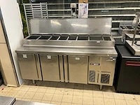 Infrico - bmgn1960en - koelwerkbank met ingebouwde sladiere - afbeelding 5 van  12