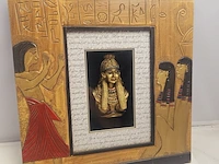 Ingelijst beeld van egyptische koningin - afbeelding 1 van  4