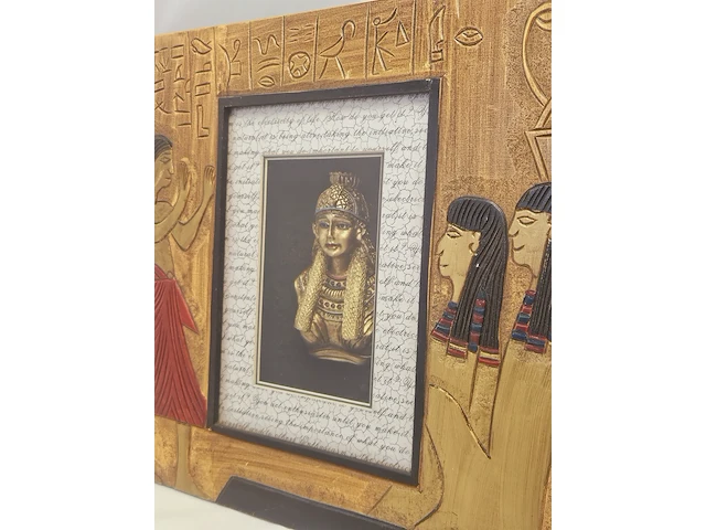 Ingelijst beeld van egyptische koningin - afbeelding 3 van  4