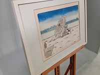 Ingelijst drukwerk, p. van der heyden, boris 8/10, 1976 - afbeelding 2 van  9