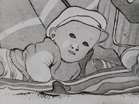 Ingelijst drukwerk, p. van der heyden, boris 8/10, 1976 - afbeelding 5 van  9