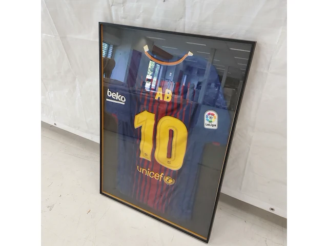 Ingelijst " fc barcelona " shirt - afbeelding 4 van  11