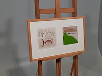 Ingelijst kunstwerk, b. palsma / j. ros - afbeelding 2 van  9