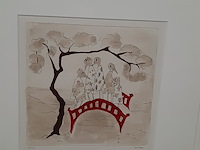 Ingelijst kunstwerk, b. palsma / j. ros - afbeelding 5 van  9