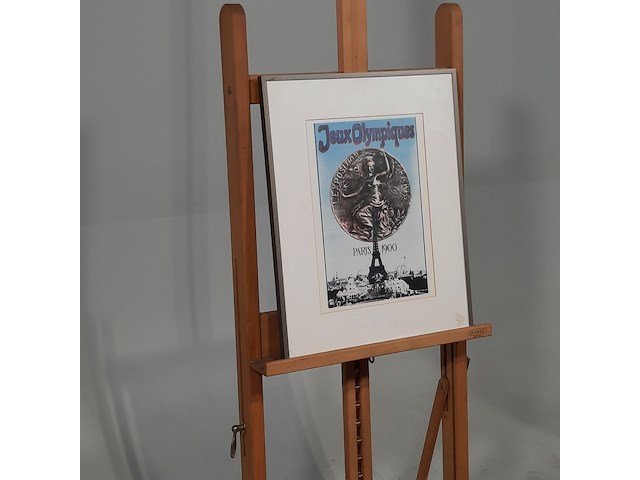 Ingelijst kunstwerk, jeux olympiques paris 1900 - afbeelding 2 van  6