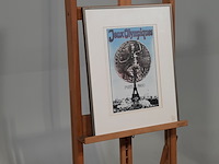 Ingelijst kunstwerk, jeux olympiques paris 1900 - afbeelding 2 van  6