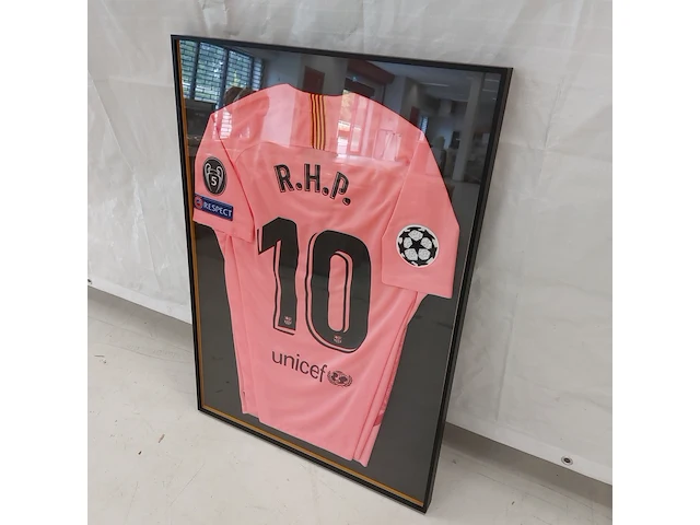 Ingelijst shirt " fc barcelona " - afbeelding 4 van  11