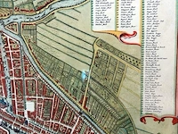 Ingelijste oude kaart rotterdam - afbeelding 4 van  5
