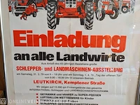 Ingelijste poster einladung an alle landwirte - afbeelding 3 van  5