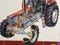 Ingelijste poster fiat trekkers, nr 1 in europa - afbeelding 2 van  6