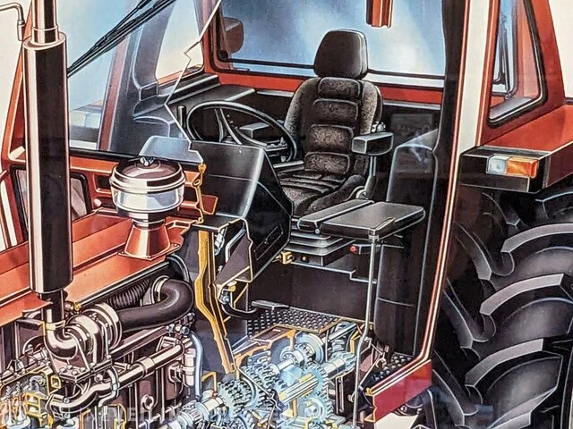 Ingelijste poster fiat trekkers, nr 1 in europa - afbeelding 4 van  6