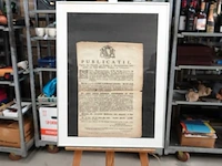 Ingelijste publicatie uit 1769 - afbeelding 1 van  5